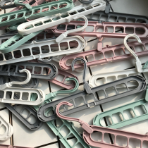 With one and nine practical speculation saving space hanging clothes God qi shaking sound with the same type of magic home hanger