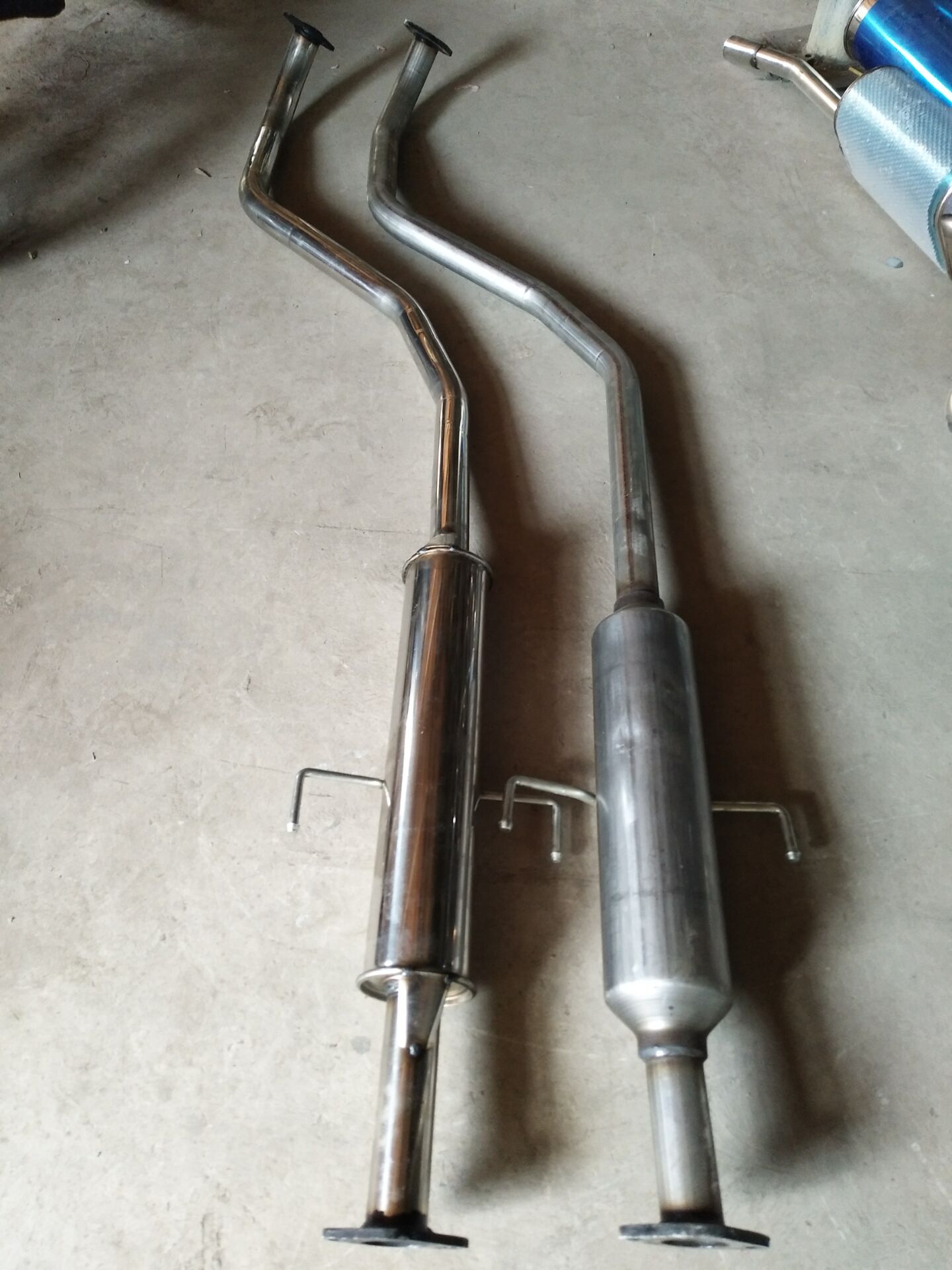 江淮和悦三厢rs汽车双层加厚不锈钢 排气管 消声器 消音器中段