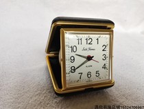 Good quality features. Early Taiwanese travel alarm clock mechanical winding seat hanging watch collection nostalgic old-fashioned objects