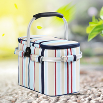 Takeaway insulation bag Outdoor picnic insulation bag Ice bag Picnic bag Outdoor portable large car ice bag storage