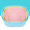 【3个】糖果色家用塑料洗脸盆