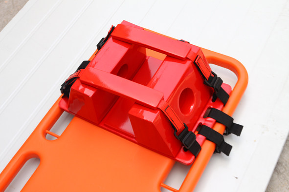 捷康头部固定器护头固定器 颈部脊柱板担架配铲式担架