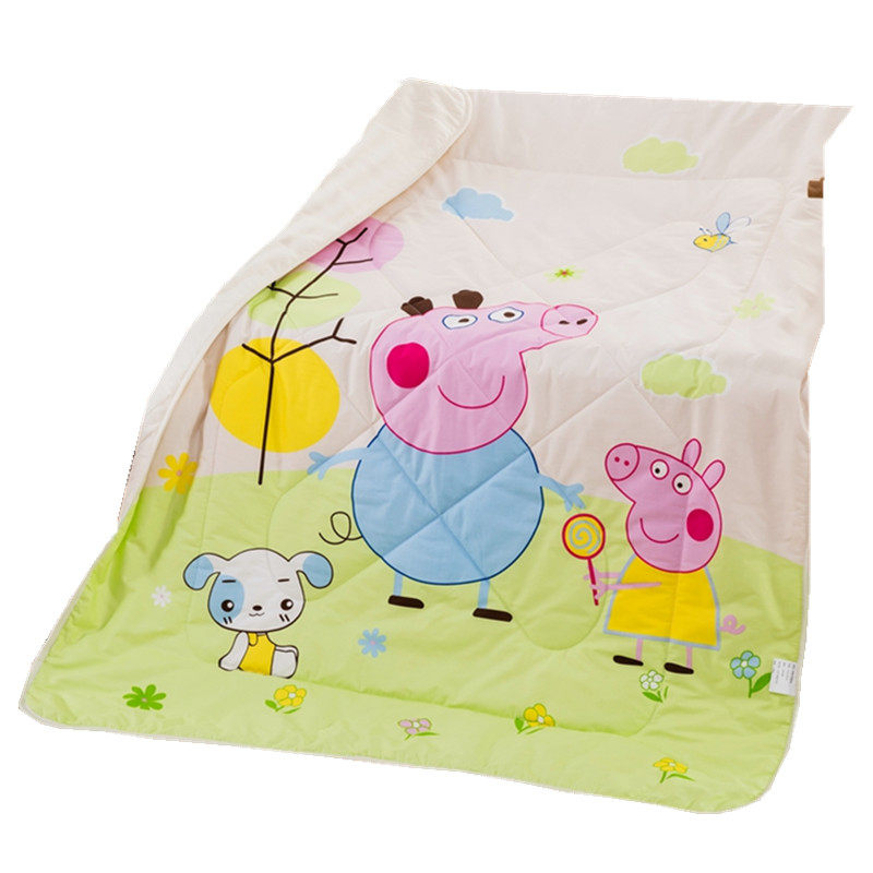 纯棉空调被 儿童夏凉被全棉卡通薄被子幼儿园宝宝婴儿 夏被可机洗