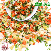 Vegetable salad 100g a variety of assorted snacks dried vegetable supplements vitamin no diarrhea small pet Universal