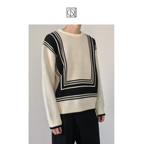 COLN is a cardiac bad eyes cant hide this thickened geometric sweater winter is take 1 handle!