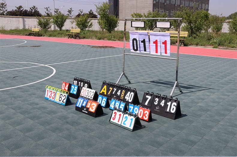 篮球比赛记分牌手推计翻翻牌计分器板乒乓球计数积分比