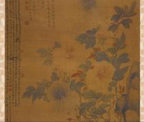 Qinglu Hui < Fugui Changchun Graphic > Ultra-high-Qing electronic picture decoration spray-painted identification of the painting material of the country