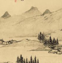 Clear Charstag Creek Unique Lookout Map high-definition electronic picture decoration spray-painted identification of the painting material of the country