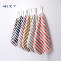Anzhibian hanging hand towel towel absorbent kitchen bathroom household childrens Korean hand towel without hair loss