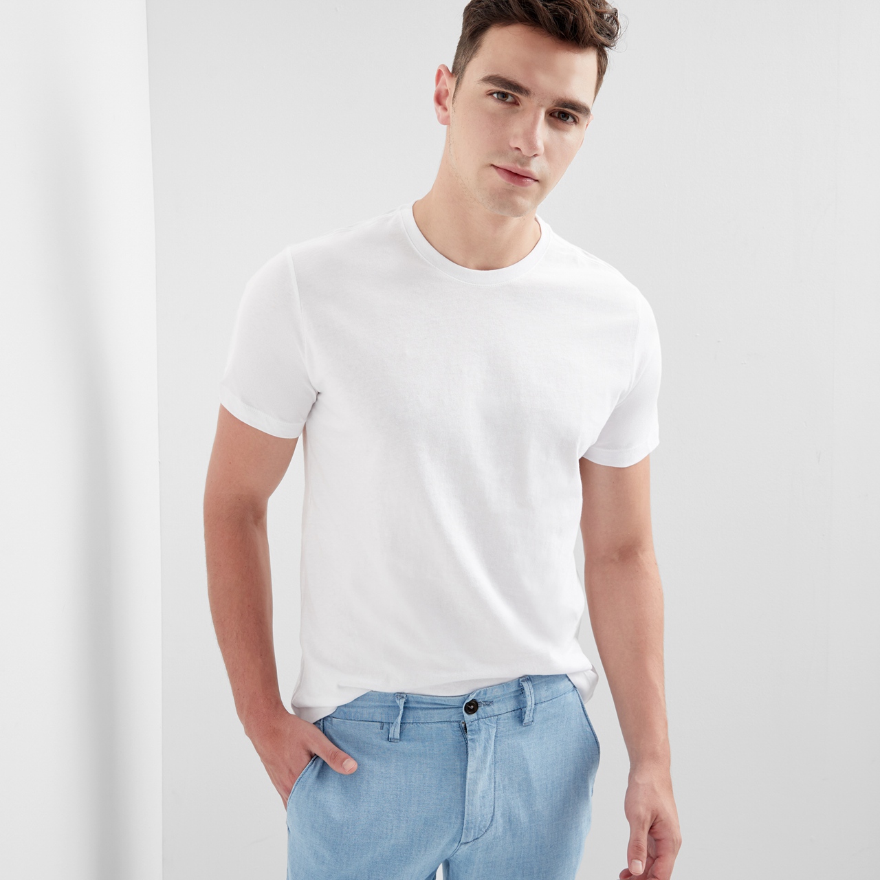 16日0点: gap 盖璞 646574 男士纯棉短袖t恤