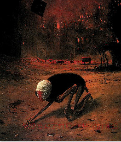 兹德齐斯洛贝克辛斯基梦魇插画漫画插画绘画设计参考素材