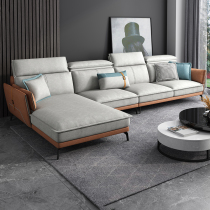 Will-style Light Lavish Tech Bu Art Sofa Modern Minima Small Household Type Minimalist Living-room Free Cloth Sofa Combination