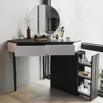 Willstyle Light Lavish Corner Dresser Bedroom small family Type modern minimalist LED mirror Nordic Makeup Table Containing Cabinet