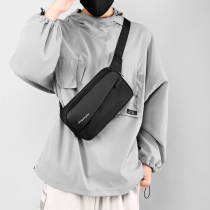 Double Layer Pocket Mens Large Capacity Chest Bag Casual Single Shoulder Sloped Satchel BUMP COLOR KIT MULTIPOCKET TRENDY PHONE BAG