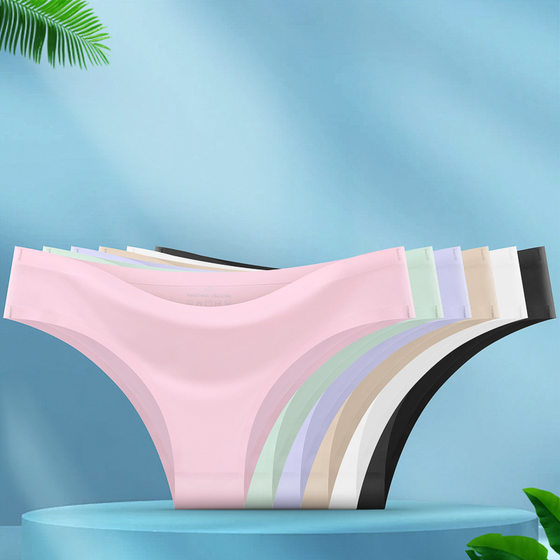 Cross-border European and American version of traceless one-piece ice silk sexy bikini underwear for women mid-waist breathable girls
Cross-border European and American version of traceless one-piece ice silk sexy bikini underwear for women mid-waist breathable girls