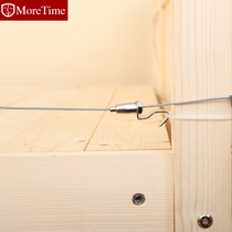 Retractable wire rope College student bedroom dormitory Upper bunk curtain Lower bunk bracket shading curtain fixed lanyard