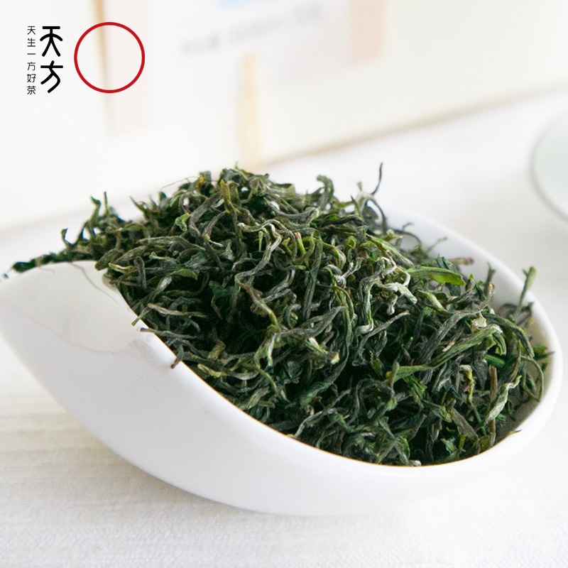 天方茶叶 明前春茶黄山绿茶天方硒茶特级Ⅰ毛峰茶叶50g产品展示图4