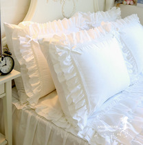 Imported European and American small fresh all kinds of European pastoral style cotton bedding pillowcase shot 1 pair