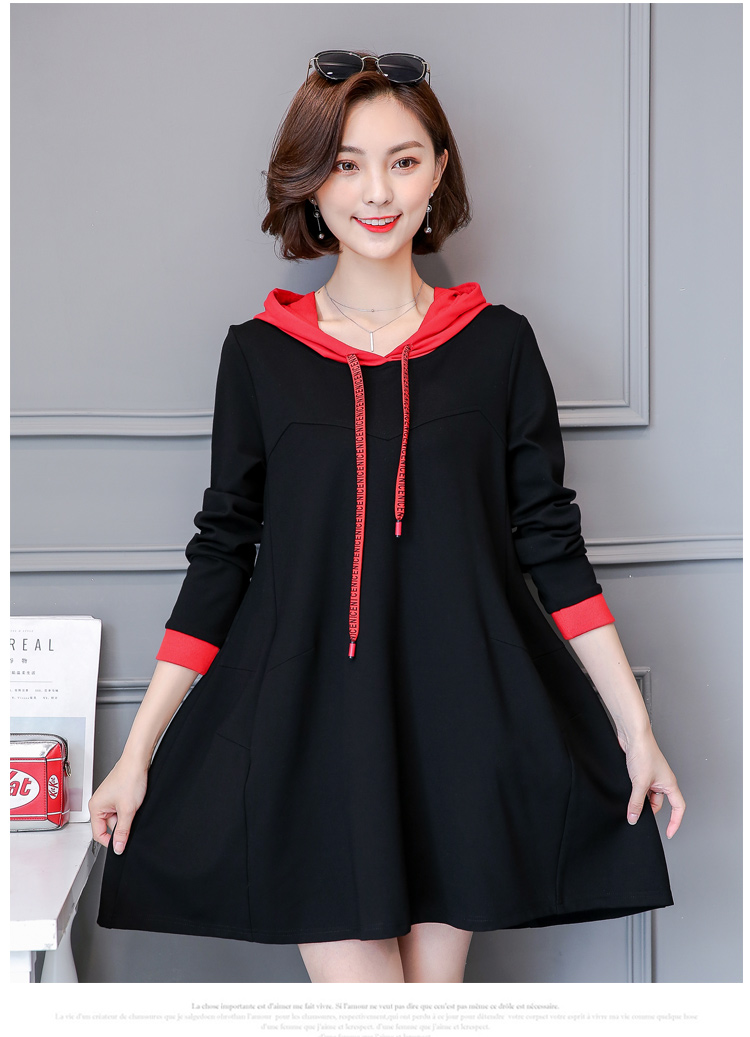 大码女装胖mm2017新款减龄遮肚子中长款宽松