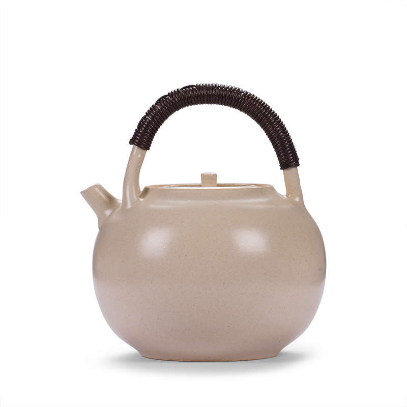 Ceramic teapot single girder pot pot domestic large capacity boiling tea stove tea kettle teapot tea set