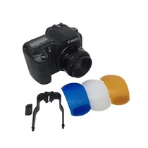 Straight batch of machine top soft light cover flash inner sparkling light cover white orange blue three-color hood all-in-one plastic bag packaging