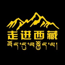 Suitable for electric pedal Knight cross-country motorcycle side box into Tibet car stickers decorative reflective stickers flower stickers