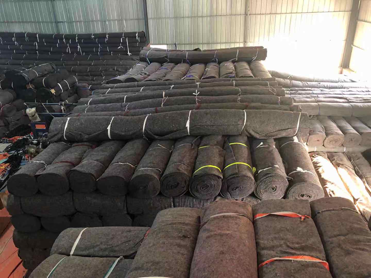 土工布毛毡公路养护软毛毡布料大棚保温毡地毯防渗漏加厚包装防水