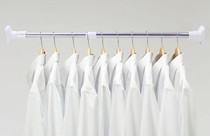 Non-perforated telescopic rod Stainless steel clothesline rod Curtain rod Wardrobe balcony bathroom support rod Shower curtain rod