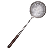 Chen Chi Kee fried spoon Colander Household kitchen long handle filter screen 304 stainless steel hot pot over fried large filter