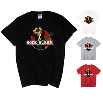 ACDC rock band classic action rock and roll Cangus young Nirvana T-shirt short sleeve