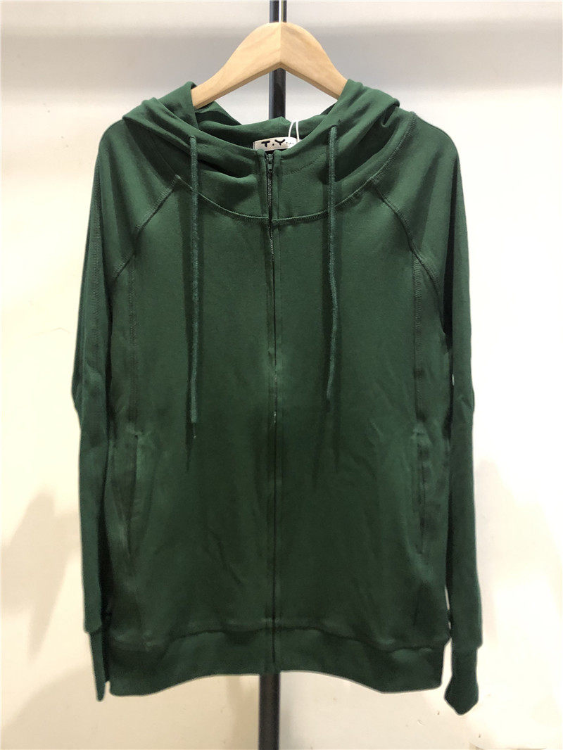 tianyi添衣秋装新款休闲针织棉连帽百搭螺纹棉运动卫衣开衫小外套