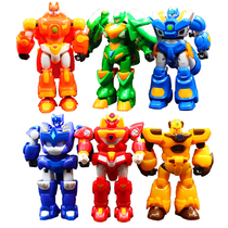 Genuine Xingjie Zhizun 6 5 inch Xingyuan Xiaobao 2 brave V5 team toy deformation fit robot childrens male