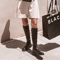 Miao Pu Knight Boots Women Autumn and Winter Thin 2021 New Joker Street High Boots Boots Explosive Martin Boots