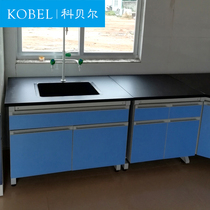 Steel and wood test bench laboratory side bench side cabinet test bench bench bench laboratory table