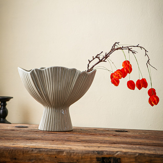 New Chinese-style ceramic flower pot Phalaenopsis Cymbidium high-foot flowerware Wasabi style Song Dynasty aesthetic Zen home decoration
New Chinese-style ceramic flower pot Phalaenopsis Cymbidium high-foot flowerware Wasabi style Song Dynasty aesthetic Zen home decoration