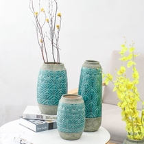Nordic Ceramic Dry Flower Vase Hem table Living room floral floral florist Fashion creative minimalist Home Decorative Goods