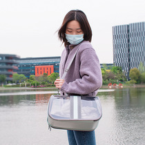 Panoramic Transparent Pet Bag Dog Cat Supplies Cat Dog Going Out Shoulder Backpack Folding Convenient Chest Bag
