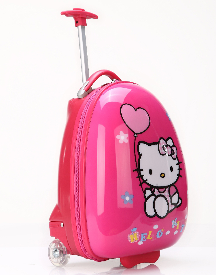 特价kt猫可爱儿童拉杆箱万向轮旅行箱包公主行李箱子男女学生书包