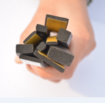 15*8 self-adhesive flat anti-collision strip Chassis cabinet door edge sealing strip Sponge strip EPDM foam