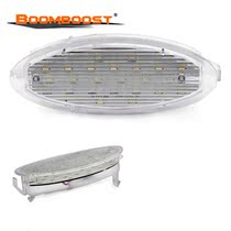 Suitable for Opel Astra CORSA Agila License Plate light 24LED oval transparent frame license plate light A