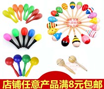 Baby sand hammer children early education Music Percussion instrument sand ball children rattle grasp Chase Chase training toy