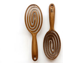 Korean hair comb men and women fit scalp hollow does not save hair handle comb portable home use sleepy love life