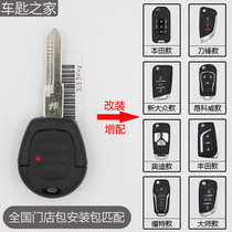 Suitable for Volkswagen new Jetta one-piece straight handle remote control key with additional modification national package matching