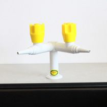 Laboratory upright wall type gas corker assay room tap ventilation cabinet remote control gas valve gas supply tap