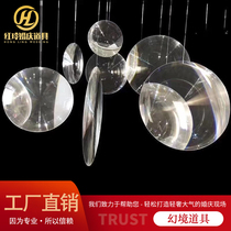 Hongling wedding props ornaments Fantasy top stage road guide Chinese style decoration Chinese stage chandelier background decoration