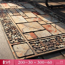 Villa outdoor floor mat Doormat foyer floor mat outside the home household entrance outdoor entry foot mat non-slip