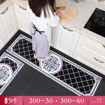 Nordic kitchen mat Floor mat Oil-proof and waterproof long non-slip mat Floor mat Household carpet can be scrubbed and hand-washed