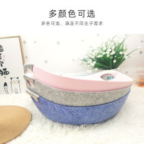 Kitty Puppy with spring and summer blankets Felt Nest Tennis Red Cat Nest Warm Seasons Universal Cat Sleeping Bag Kennel Pet Supplies