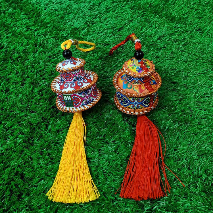 蒙古包造型汽车挂件 汽车内饰品 手工艺挂饰小挂件蒙古族特色汽车用品