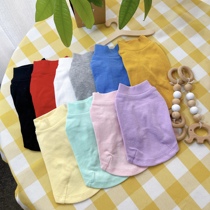 Pet Cat Dogfight Undershirt Dress 100 Lap Pure Cotton Autumn Coat Long Sleeve Autumn Winter Warm VIP Teddy Bib Bear Dog